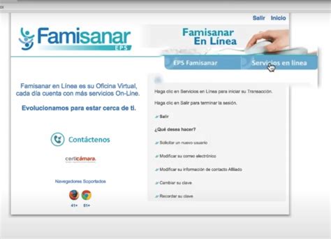 Famisanar en Línea 【 Acceso a Servicios 】2024